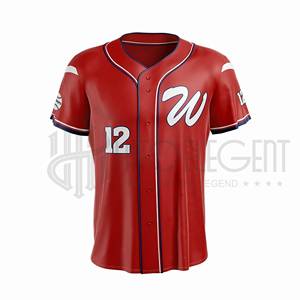เสื้อเบสบอลพร้อมตัวอักษรและตัวเลขแบบ Tackle Twill เสื้อเบสบอลทีมพรีเมียม ชุดกีฬาแบบ Sublimated - Product Image 2