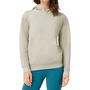 Mujeres entrenamiento algodón Slim Fit manga larga Top entrenamiento desgaste gimnasio Jumper Oversize logotipo personalizado pulóver sudadera sudaderas con capucha - Product Image 6