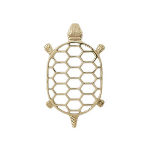 Metal Brass Tortoise Design Table Decoration Accessories Classic <b>Trivet</b> Luxury Metal Brass <b>Trivet</b> - Product Image 1