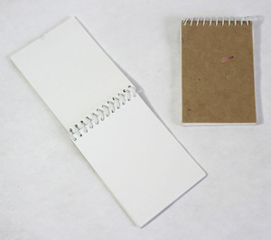 Carnet de planification mensuel et trimestriel personnalisé pour l'école, couverture souple en papier couleur naturelle 100% fibre Lokta, spirale, vente en gros - Product Image 4