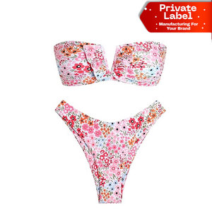 Conjunto de Bikini Micro String al por Mayor para Mujer, Traje de Baño Sexy para Broncearse, Ropa de Playa de Verano, Bikini Sexy Personalizado OEM para Mujer, Corte Brasileño - Product Image 1