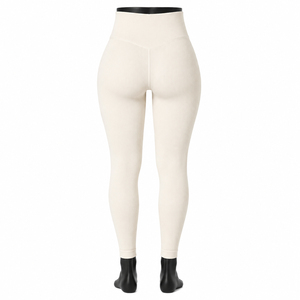 Leggings de sport tricotés respirants et élastiques pour femmes enceintes, taille mi-haute, nouvelle conception Skyray Impex, pour yoga et entraînement, collection automne - Product Image 3