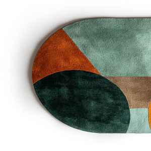 Alfombra Moderna Grande con Diseño Floral para Interiores, Alfombra de Lana Suave Hecha a Mano para Sala de Estar y Dormitorio, Pelo Alto, Antideslizante e Impermeable - Product Image 2