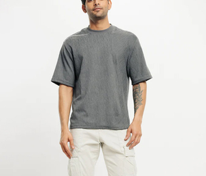 Nouveau T-shirt en jersey 100 % coton pour homme, 220 g, grammage lourd, personnalisable avec logo, respirant, séchage rapide, anti-boulochage, grande taille - Product Image 1