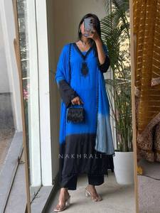 <b>Presenting</b> New Designer Party Wear Look Top Plazzo and Dupatta With Heavy Embroidery Beads Work - Product Image 3