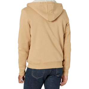 Sweat à capuche zippé personnalisé pour homme grande taille, haute qualité, nouvelle collection, unisexe, en polyester et coton épais - Product Image 2