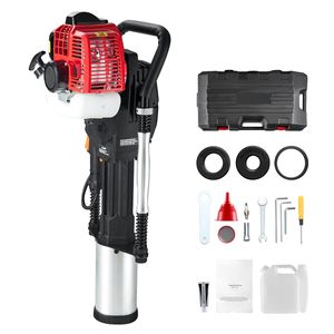 Aplicador de postes tipo T portátil a gasolina de 52cc con motor de 2 tiempos, martillo para clavos de cerca de 1300W, para 3 postes, para maquinaria agrícola - Product Image 1