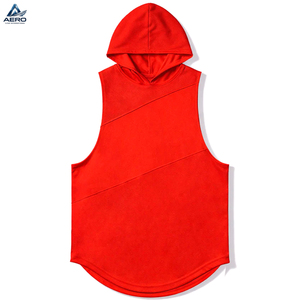 Nueva Llegada Cómodas Sudaderas sin Mangas de Último Estilo 2026, Color Rojo Sólido, Servicio OEM ODM, Precio al por Mayor, del Mejor Proveedor - Product Image 1