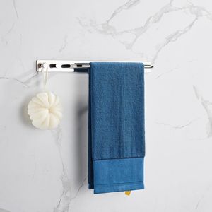 Portasciugamani da Cucina Antiruggine a 3 Pezzi con Gancio Appendiabiti, Adesivo Forte, Lucidatura Brillante, Accessori Bagno - Product Image 4