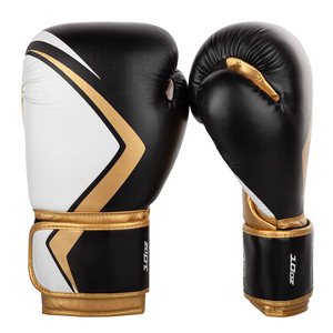 Guantes de Boxeo de Piel Sintética PU de 8oz Personalizados por el Fabricante, Guantes de Entrenamiento de Combate para Adultos al por Mayor para Boxeo, Muay Thai y Kickboxing - Product Image 1