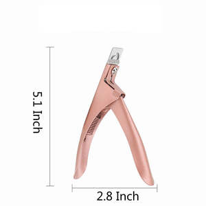 เครื่องตัดปลายเล็บอะคริลิกสแตนเลสแบบปรับได้ เครื่องมือทำเล็บมือและเล็บเท้า - Product Image 4