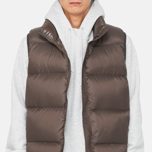 Wholesale Warm <b>Puffer</b> Vest Men Sleeveless <b>Puffer</b> <b>Jacket</b> Hooded Lightweight Shiny <b>Puffer</b> <b>Jacket</b> For Men's <b>Cheap</b> Price OEM - Product Image 6