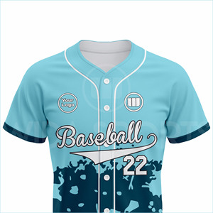 OEM Custom 100% Polyester Baseball Uniform Set Quick Dry Breathable Jersey Sublimation Team Sportswear Summer Letter Wholesale - Product Image 4