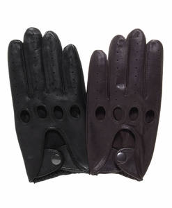 Gants de conduite unisexes en cuir véritable de luxe, respirants, avec sangle de poignet réglable, toutes saisons, vente en gros d'usine - Product Image 1
