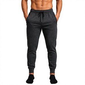 Pantalones deportivos para correr hechos con una mezcla de algodón suave y transpirable de primera calidad, perfectos para entrenamientos diarios en el gimnasio, para estar en casa y para uso casual en la calle. - Product Image 1