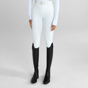 High Quality 4-way Stretch Horse Riding Breeches Leggings Tights <b>Equestrian</b> Wear Pants on Technical Fabric with Soft Feel - Product Image 2