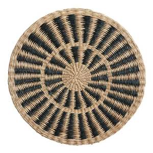 Natural Round <b>Seagrass</b> Water Hyacinth Plate Dining Table Mat Bohemian Elegant Woven <b>Seagrass</b> <b>Placemat</b> for Table Decoration - Product Image 1