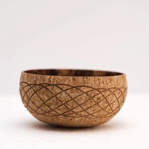 Ensemble de bols en noix de coco artisanaux traditionnels, bol en noix de coco biologique avec cuillère, matériau naturel, fabricant en gros au Vietnam - Product Image 3