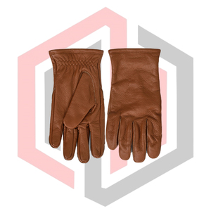 Gants de travail en cuir de vachette pleine fleur pour les travailleurs d'entrepôt - Résistants à l'abrasion, antistatiques, respirants, sans silicone et sans poudre - Product Image 5