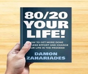 80/20 Your Life! by Damon Zahariades paperback <b>book</b> bestselling for adult - Product Image 1