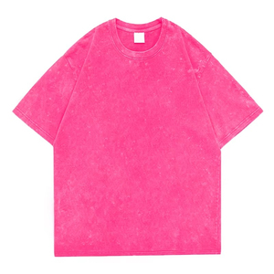 Camiseta de Algodón 100% de Gran Tamaño para Hombre, Lavado Ácido, Personalizada al por Mayor, OEM - Product Image 6