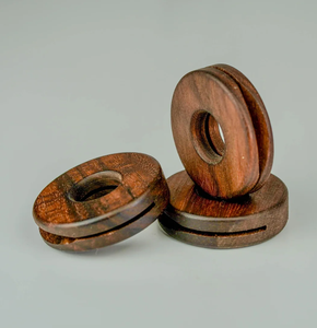 Clips de scellage en bois en forme de beignet, design personnalisé, très demandés, pour usage domestique et hôtelier - Product Image 5