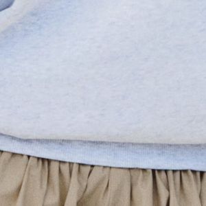 Sweat-shirt à col rond pour femme, pull décontracté à manches longues, en molleton doux, confortable, vêtement de sport, haut de gamme pour tous les jours, vêtements de mode, OEM ODM - Product Image 5