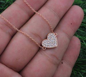 Collier tendance en argent sterling 925, pendentif nœud vintage, ruban délicat, plaqué platine, zircon cubique étincelant, bijoux esthétique Coquette - Product Image 1