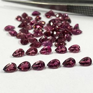 ¡Venta! Mejor calidad AAA personalizable 5x7mm turmalina Rosa natural facetado corte de pera piedras preciosas sueltas proveedor al por mayor - Product Image 4