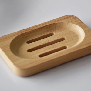 Jabonera de madera hecha a mano para lavabo, ducha o bañera, diseñada para sostener el jabón y prolongar su vida útil. - Product Image 1