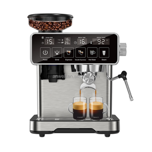 ANWELL New <strong>Espresso</strong> <strong>Machine</strong> with Built in Grinder Touch Control 1350W Fresh Coffee Maker for Home Office and <strong>Distributor</strong> Market - Product Image 1