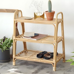 Meuble décoratif haut de gamme à prix abordable, étagère à chaussures moderne en rotin, rangements pour chaussures. - Product Image 5