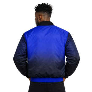 Blouson bomber noir délavé Phi Beta Sigma, vêtement de fraternité grecque, design classique, confort premium et coupe élégante - Product Image 2