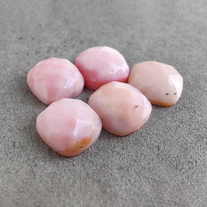 Ópalo Rosa Natural, Corte Checker, Cabujón, Gema Suelta con Forma de Cojín Calibrada para Joyería, Todos los Tamaños Disponibles - Product Image 6