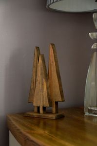 Natural <b>Wood</b> <b>Christmas</b> <b>Tree</b> Handmade Decorative Wooden <b>Christmas</b> <b>Tree</b> Ornament for Tabletop Home Office Restaurant Hotel Holiday - Product Image 4