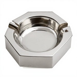 Classic Metal Cigar Ashtray <b>Customized</b> Shape Durable Design for Smoking Accessories - Product Image 3
