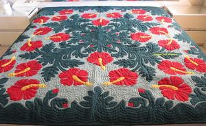 Classy Trendy Vintage Bulk Supply Flower Patterned Pure Cotton Material Hawaiian <b>Quilts</b> Set Home Hotel <b>Bedding</b> Decor Handmade - Product Image 4