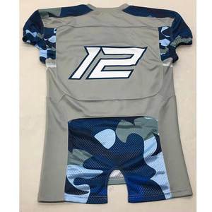 Camiseta de Fútbol Americano Personalizada al por Mayor para Hombre, Manga Corta, Bordada y Cosida, para Entrenamiento, en Tallas Grandes, 32 Equipos Disponibles - Product Image 2