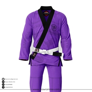 ชุดยิวยิตสูคุณภาพสูง ปักโลโก้ได้ตามต้องการ ผ้าฝ้าย 100% ทอลายเพิร์ลวีฟ ชุดฝึกซ้อมบราซิลเลียนยิวยิตสู สำหรับทุกเพศ ขายส่ง - Product Image 2