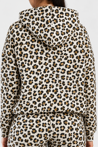 Wholesale <b>Women's</b> Custom <b>White</b> Yellow Leopard Print <b>Hoodie</b> Streetwear Wholesale Oversized Premium Fashion <b>Hoodie</b> <b>For</b> <b>Women</b> Wear - Product Image 2