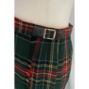 Kilt Escocés Vintage Estilo Campbell Moderno para Mujer, Falda Plisada 100% Lana Pura - Product Image 4