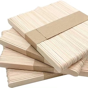 Spatules en bois naturel de qualité supérieure, durables, avec brosse en plastique pour le corps, options colorées, vente en gros - Product Image 1