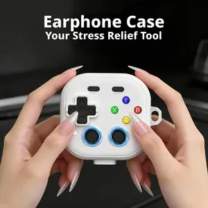 Étui pour écouteurs Samsung Galaxy Buds 4/4 <span class=keywords><strong>Pro</strong></span> 2026, design mignon de manette de jeu, étui en silicone avec porte-clés pour écouteurs Buds 4/4 <span class=keywords><strong>Pro</strong></span> - Product Image 5