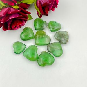 Cristal de Fluorita Verde Natural Chakralume, Piedra Curativa Pulida, Gema Grabada en Forma de Corazón, Reiki, Meditación, Sanación Energética - Product Image 5
