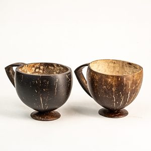 Tasse à boire durable en coque de noix de coco, fabriquée au Vietnam, sur mesure, pour espresso et thé. - Product Image 5