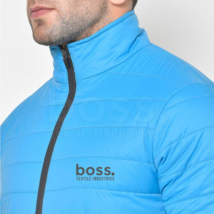 Venta Directa de Fábrica, Chaqueta Acolchada de Invierno de Primera Calidad, Transpirable, con Cuello Alto y Logotipo Frontal - Product Image 6