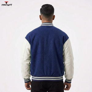 Veste de baseball en toile brodée chenille personnalisée de haute qualité, très vendue, pour hommes, idéale pour l'hiver - Product Image 4