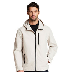 OEM <b>Man</b> Autumn Formal Hooded Softshell Jacket Custom Logo Front Youth Full Sleeve High Quality - Product Image 4