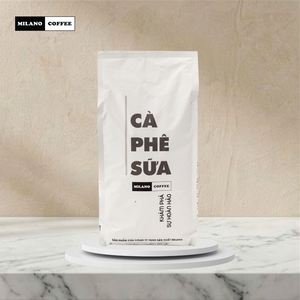 Café moulu Robusta torréfié foncé aromatisé à la noisette, texture sèche, sac de 1 kg pour machines - Product Image 3