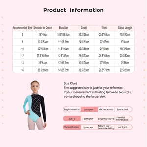 Fabricant de vêtements de danse pour filles de 6 à 16 ans, justaucorps de gymnastique, body pour la danse, patinage artistique, spectacles de danse, compétitions - Product Image 6
